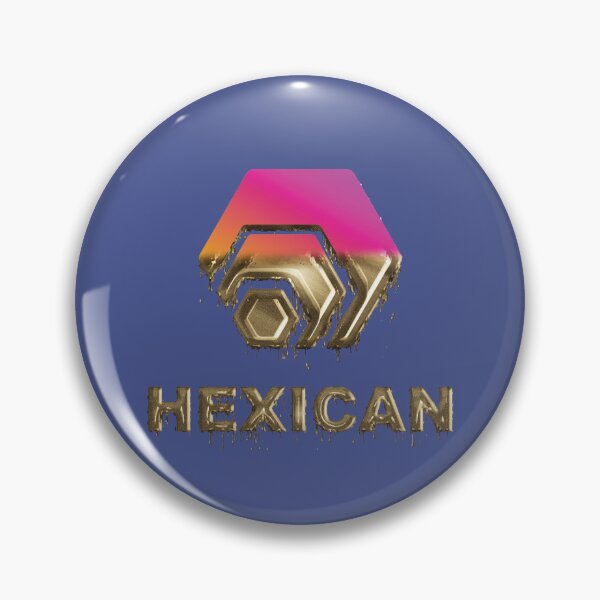 Item preview, Hex Crypto Hexican Half Dipped in Gold - Complementary East Bay Blue designed and sold by johnta17.