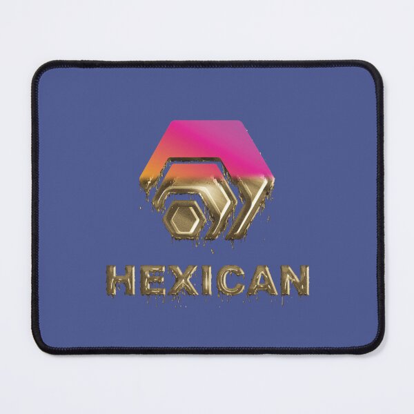 Item preview, Hex Crypto Hexican Half Dipped in Gold - Complementary East Bay Blue designed and sold by johnta17.