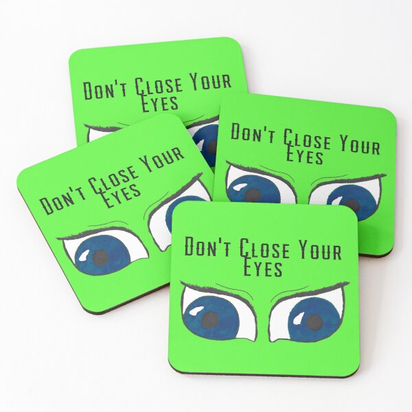 Item preview, Dont Close Your Eyes green designed and sold by Cora Gregory.