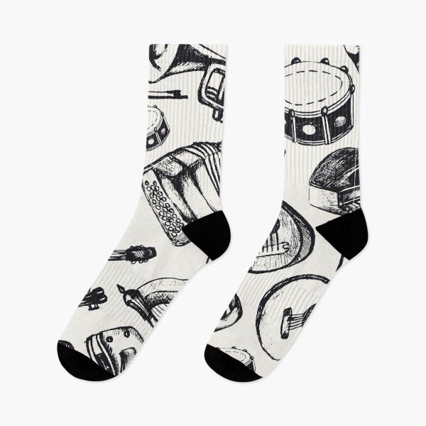 Item preview, Black and White Vintage Musical Instruments designed and sold by silviaol.