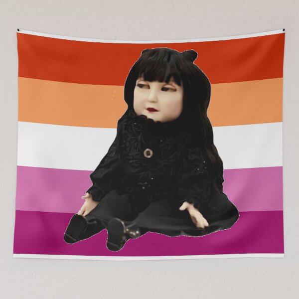 Item preview, Nadja Doll Lesbian Flag designed and sold by zyddyb.