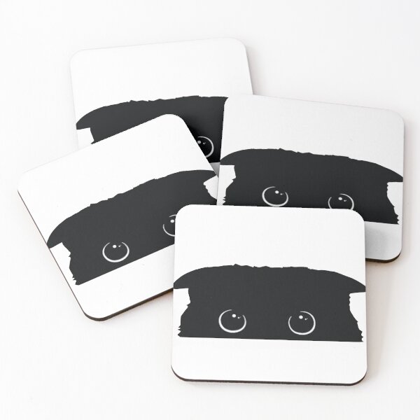 Item preview, Black Cat Peeking  designed and sold by Silkyboy.
