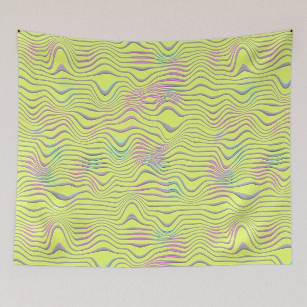 Item preview, Glitch Art - Yellow Background designed and sold by MashaVed.