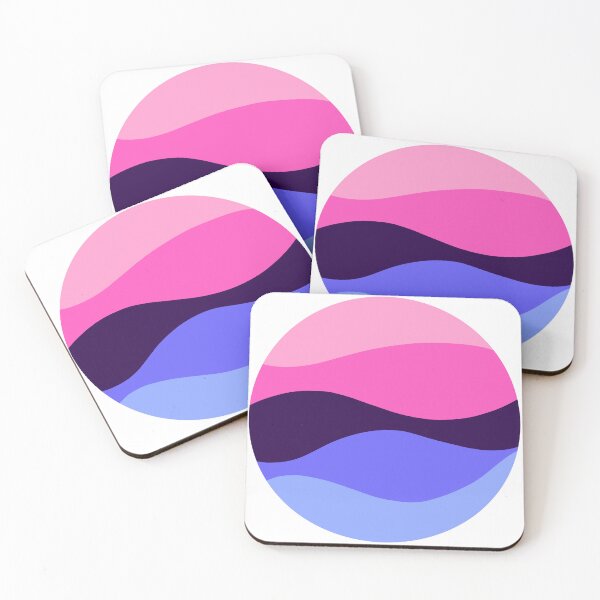 Item preview, Omnisexual Waves Circle designed and sold by JustGottaDraw.