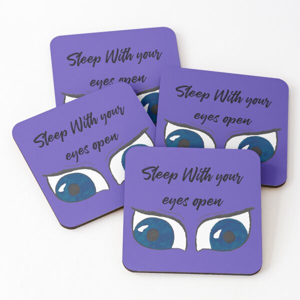 Item preview, sleep with your eyes open blue version designed and sold by Cora Gregory.