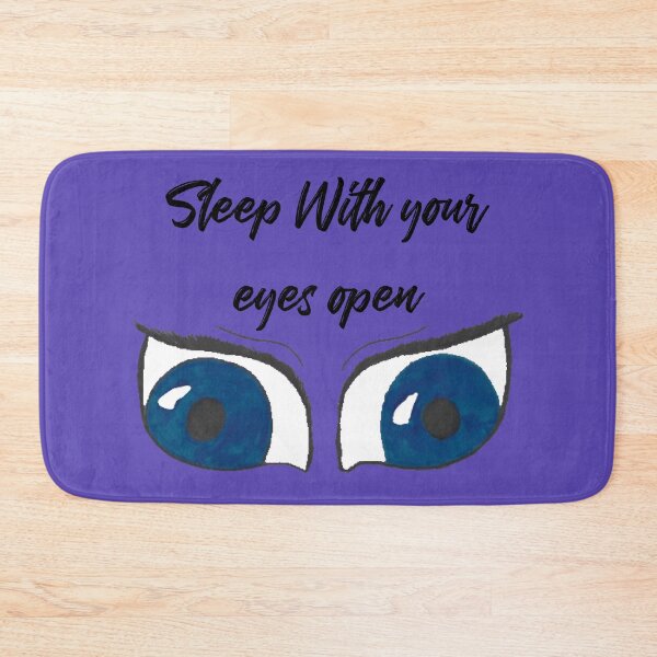 Item preview, sleep with your eyes open blue version designed and sold by Cora Gregory.