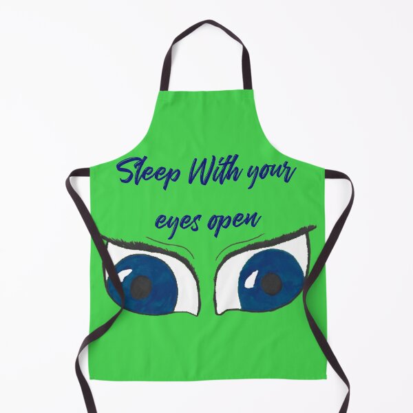 Item preview, sleep with your eyes open blue text designed and sold by Cora Gregory.