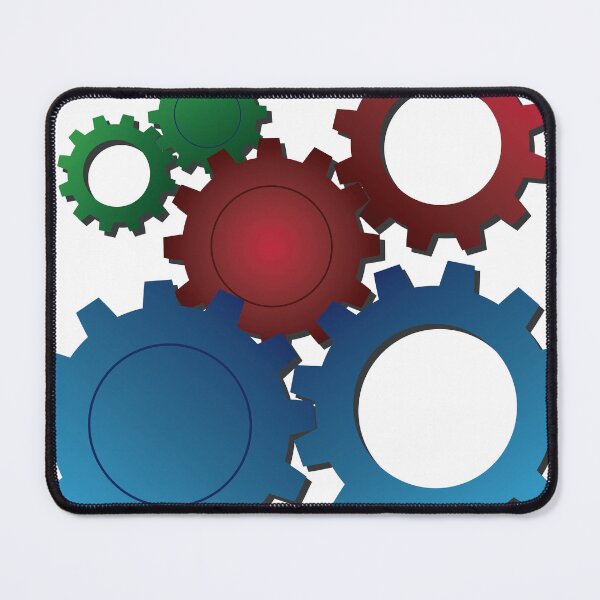 Item preview, Colored Gears Of Different Sizes designed and sold by RPMELO.