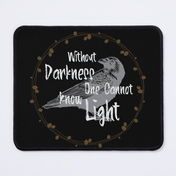 Item preview, Gothic Raven Art With Darkness Quote designed and sold by WIZECROW.