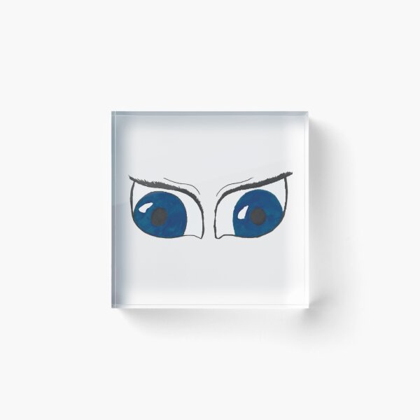 Item preview, big blue anime eyes designed and sold by Cora Gregory.
