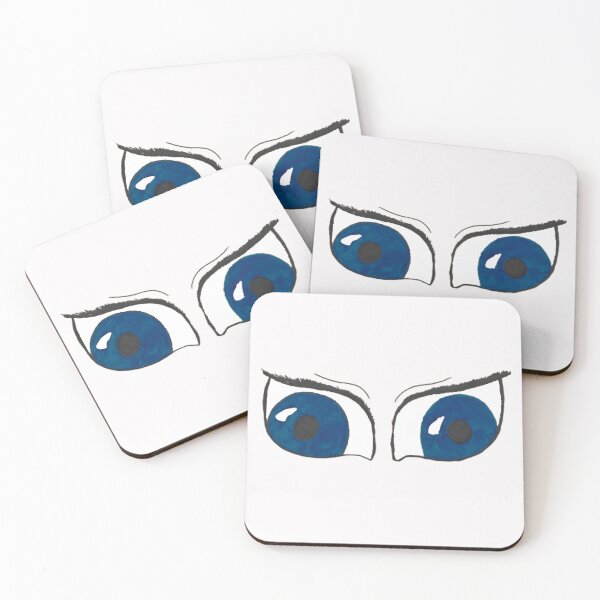 Item preview, big blue anime eyes designed and sold by Cora Gregory.
