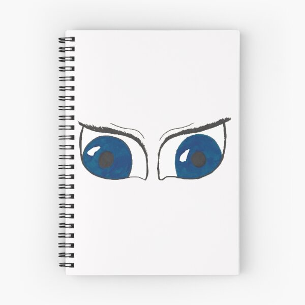 Item preview, big blue anime eyes designed and sold by Cora Gregory.