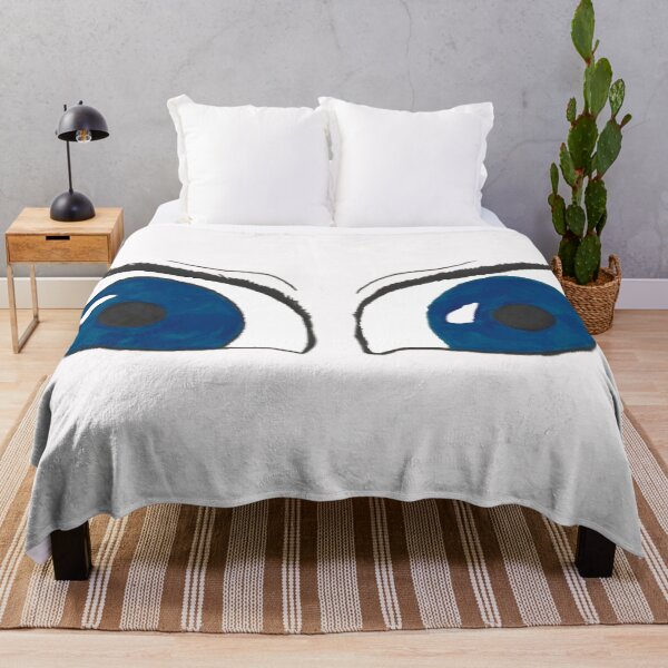 Item preview, big blue anime eyes designed and sold by Cora Gregory.