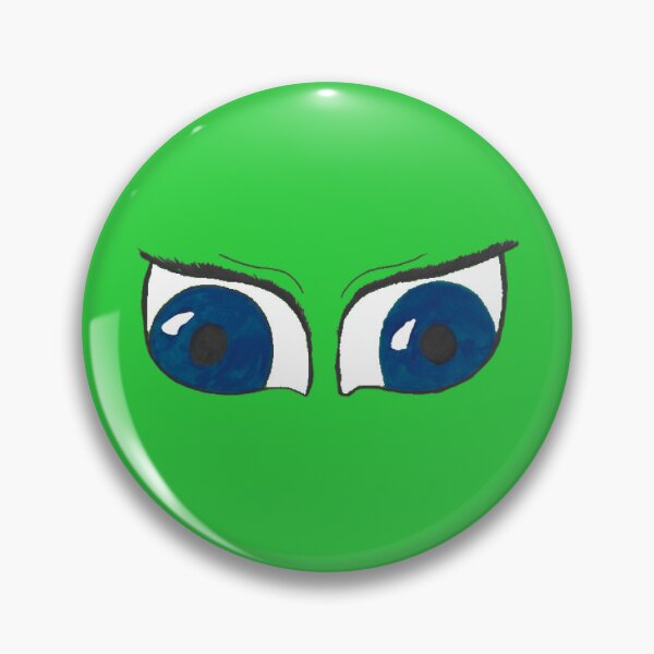 Item preview, big blue anime eyes green designed and sold by Cora Gregory.