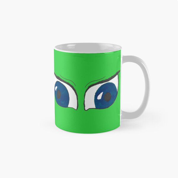 Item preview, big blue anime eyes green designed and sold by Cora Gregory.