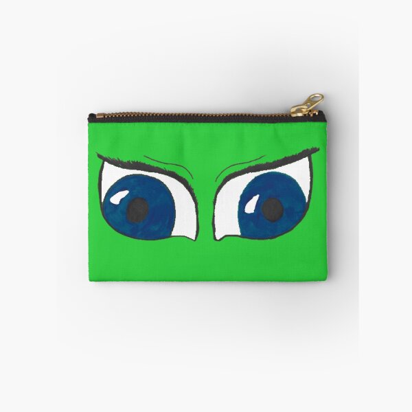 Item preview, big blue anime eyes green designed and sold by Cora Gregory.