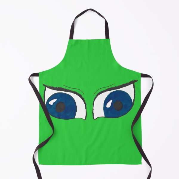 Item preview, big blue anime eyes green designed and sold by Cora Gregory.