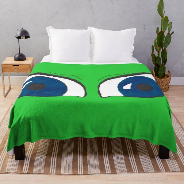 Item preview, big blue anime eyes green designed and sold by Cora Gregory.