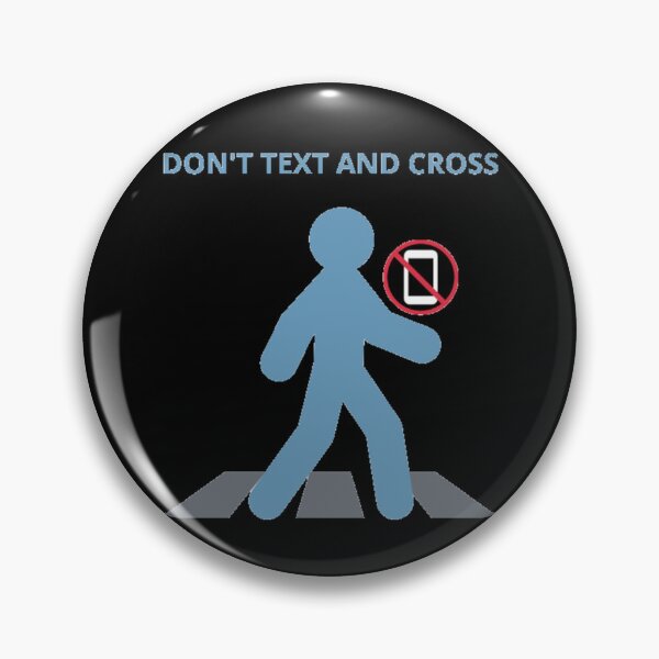 Item preview, DON'T TEXT AND CROSS designed and sold by MrCreativeArts.