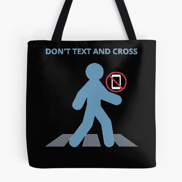 Item preview, DON'T TEXT AND CROSS designed and sold by MrCreativeArts.