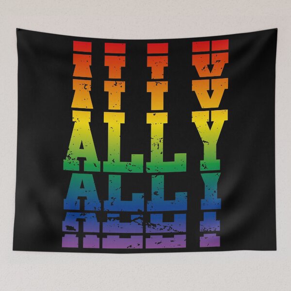 Item preview, Ally LGTBIQA+, Support your friends and family designed and sold by deejum.