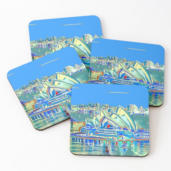 Item preview, SYDNEY AUSTRALIA : Opera House Tourism Advertising Print designed and sold by posterbobs.