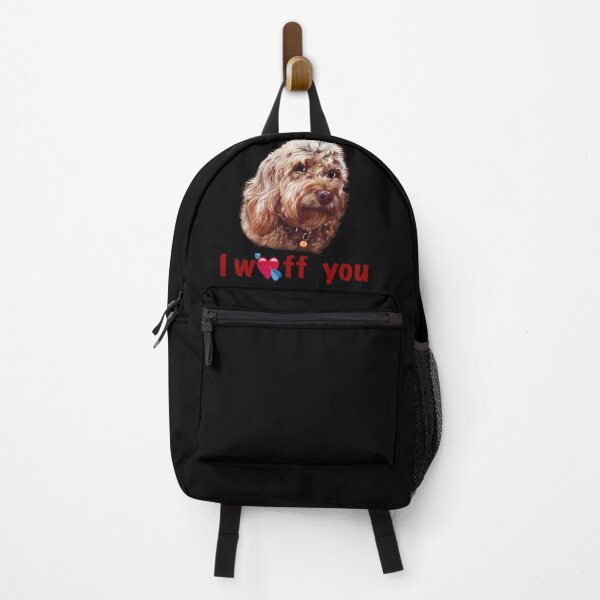 Item preview, Top 10 Best Valentine’s Day Gift ideas, Cavapoo I love you, I woof you, puppy dog best Valentine’s Day greetings, Cute Cavapoo puppy dog - cavalier king charles spaniel poodle, I love Cavapoo designed and sold by Artonmytee.