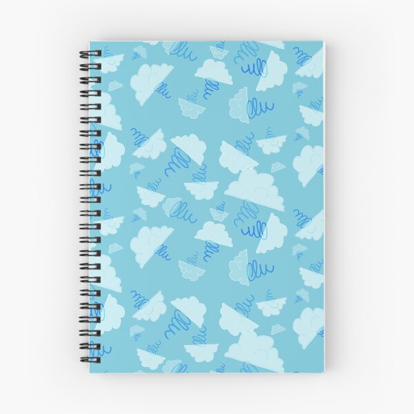 Item preview, Hand-Drawn Clouds & Tornadoes (Sky Blue) designed and sold by phlvialax.