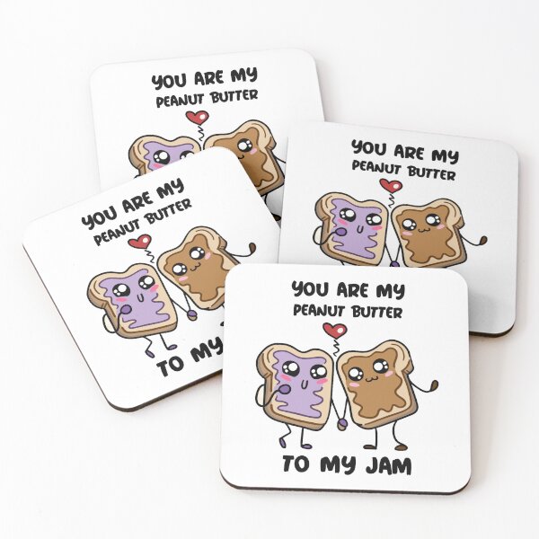 Item preview, Happy Valentines Day - Funny Cute Peanut Buttler and Jam Apparel Gift designed and sold by DeeSignTShirts.