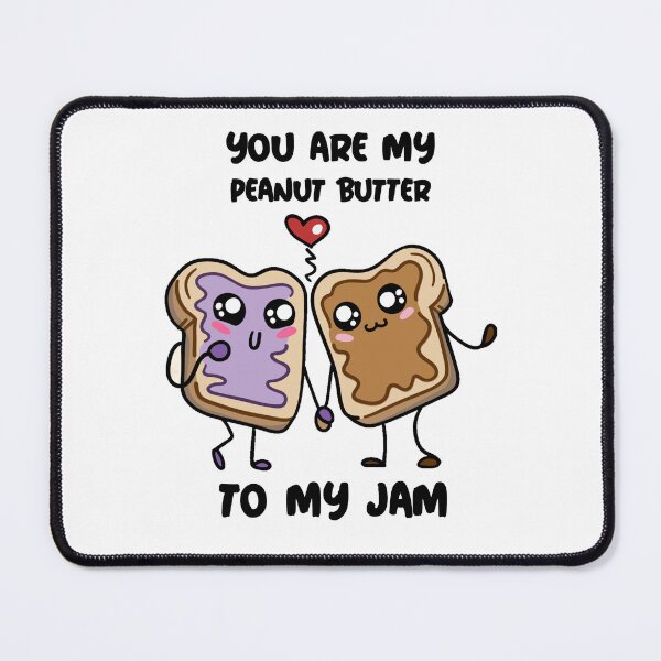 Item preview, Happy Valentines Day - Funny Cute Peanut Buttler and Jam Apparel Gift designed and sold by DeeSignTShirts.