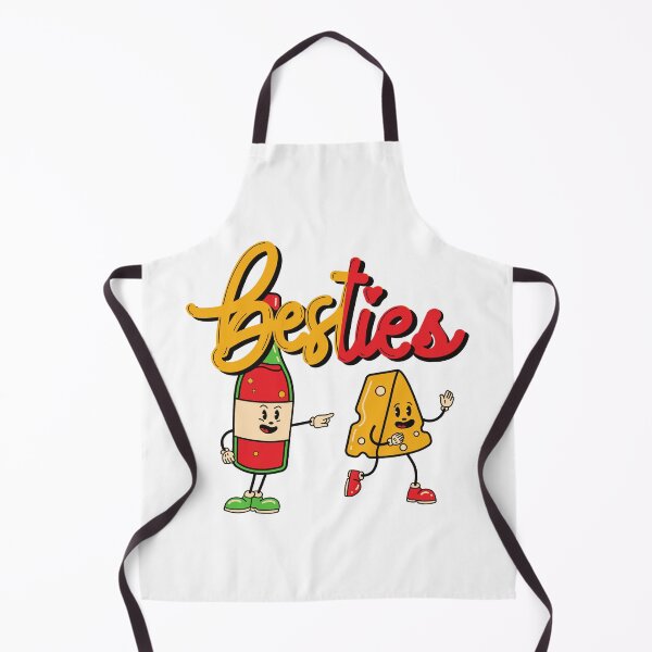 Item preview, True friends are hard to find ask Besties Wine and Cheese designed and sold by ShopTr3ndy.