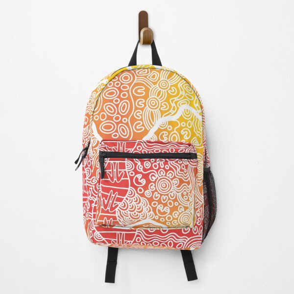 Item preview, Authentic Aboriginal Art - Wandering the Land (sunset) designed and sold by HogarthArts.