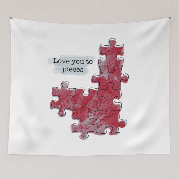 Item preview, Love you to pieces designed and sold by Lillieoandco.