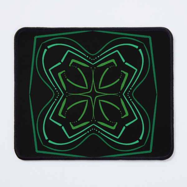 Item preview, Green Funky Symmetry Kaleidoscope designed and sold by that5280lady.