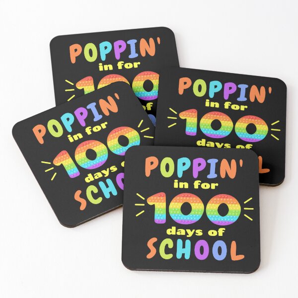 Item preview, 100 Days Of School Teacher And Student, Poppin In, School Achievement designed and sold by Sun Sand & Sea Art.