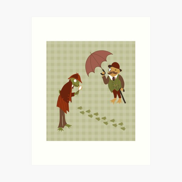 Amphibious Detective Duo Style 1 Art Print