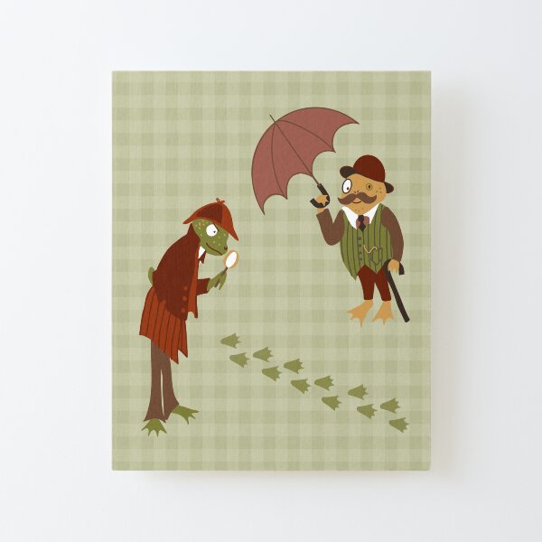 Amphibious Detective Duo Style 1 Canvas Mounted Print