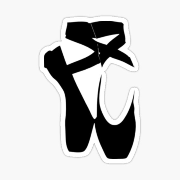 "Ballet Shoe" Sticker for Sale by margecrowe Redbubble