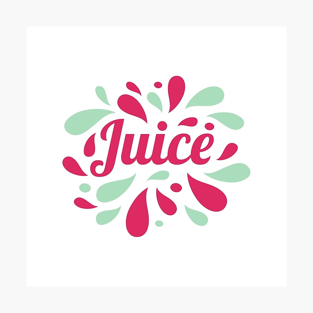 Fresh fruits juice shop logo design Royalty Free Vector