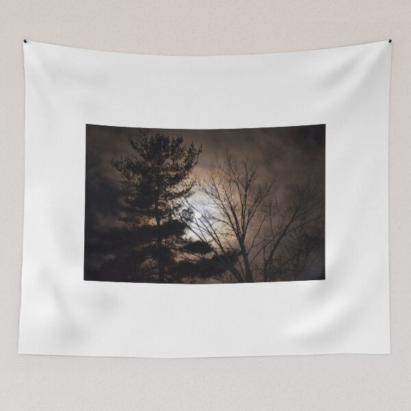 Item preview, Cloudy moon light trees designed and sold by enchantedvibes.