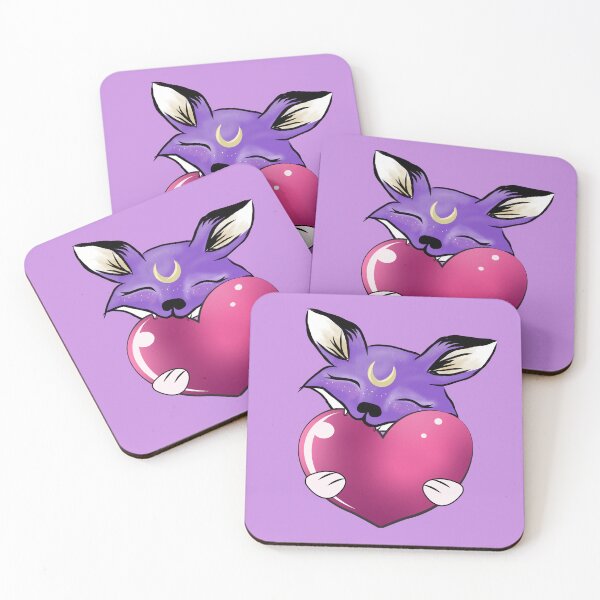 Item preview, Fox hugging a heart designed and sold by NoxKitsune.