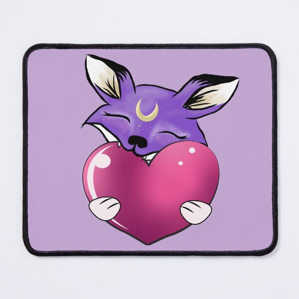 Item preview, Fox hugging a heart designed and sold by NoxKitsune.