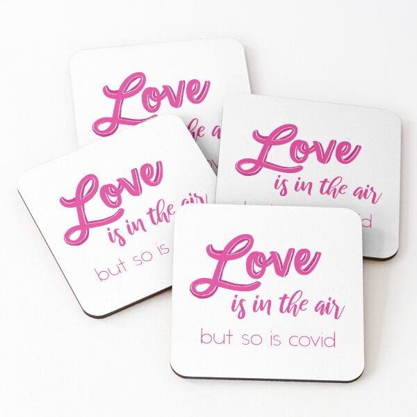 Item preview, Love is in the air but so is covid designed and sold by addyluvzpizza.
