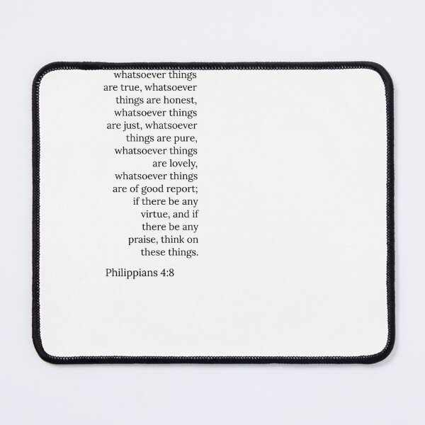 Item preview, Philippians 4:8 designed and sold by Rebekah Rice.