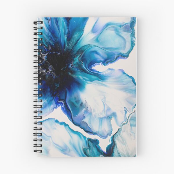 Item preview, Beautiful Iris Flower Abstract Fluid Art Acrylic Pour Design  designed and sold by CrystalCoast.