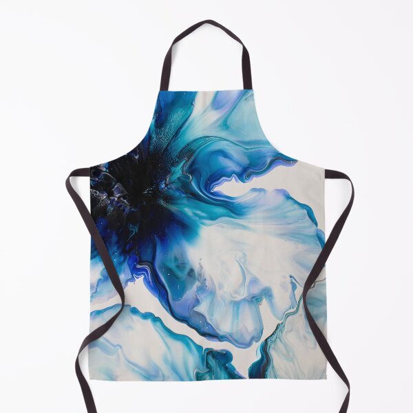 Item preview, Beautiful Iris Flower Abstract Fluid Art Acrylic Pour Design  designed and sold by CrystalCoast.