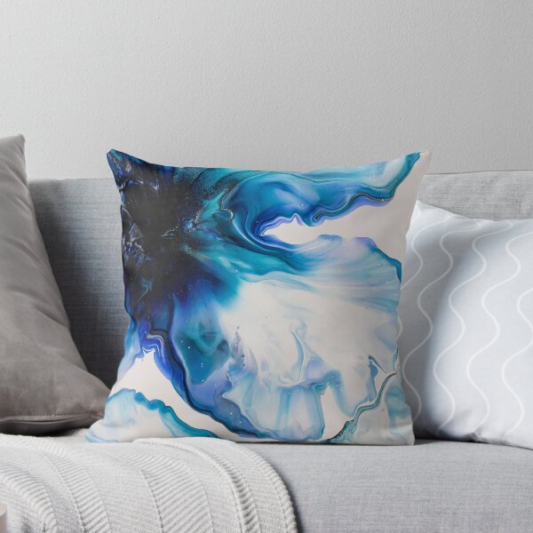 Item preview, Beautiful Iris Flower Abstract Fluid Art Acrylic Pour Design  designed and sold by CrystalCoast.