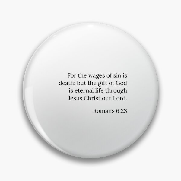 Item preview, Romans 6:23 designed and sold by Rebekah Rice.