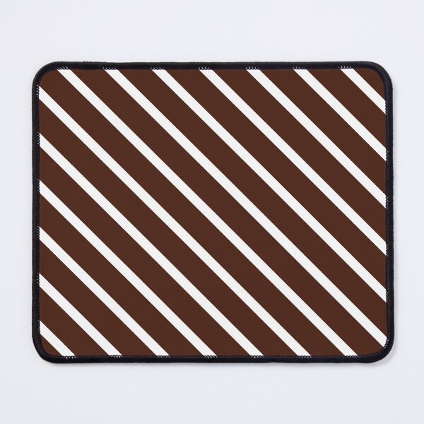 Item preview, Chocolate Diagonal Stripes designed and sold by Moonshine Paradise.