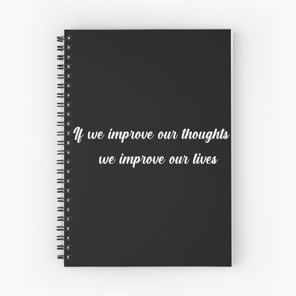 Item preview, if we improve our thoughts we improve our lives designed and sold by ac-virtualshop.